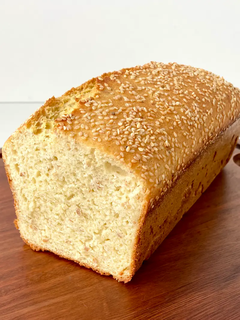 Pão caseiro com sementes